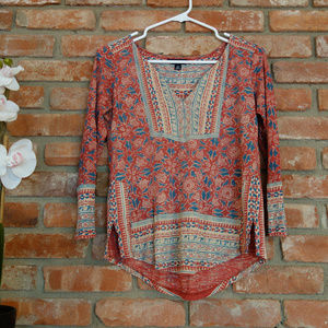 Lucky Brand 3/4 sleeve blouse XS